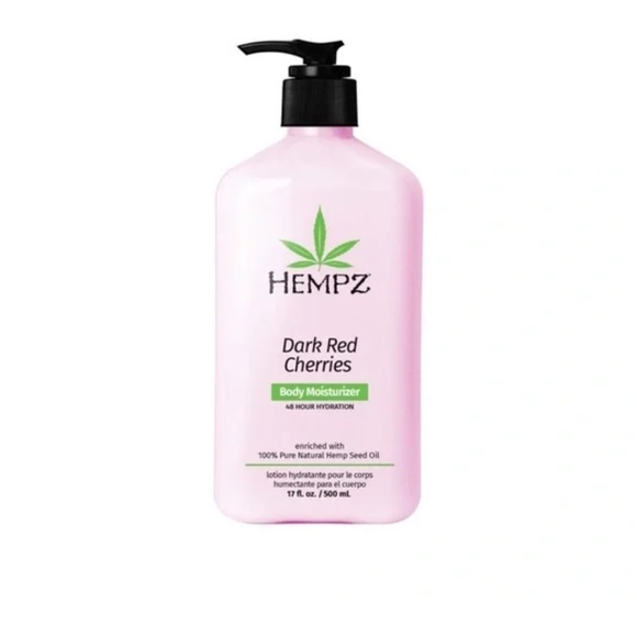 Hempz Dark Red Cherries Body Moisturizer - Pink New Sealed - Picture 1 of 4